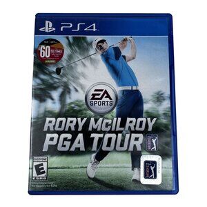 PS4 Rory McIlroy PGA Tour EA Sports Video Game Rated E Golf Simulation Game